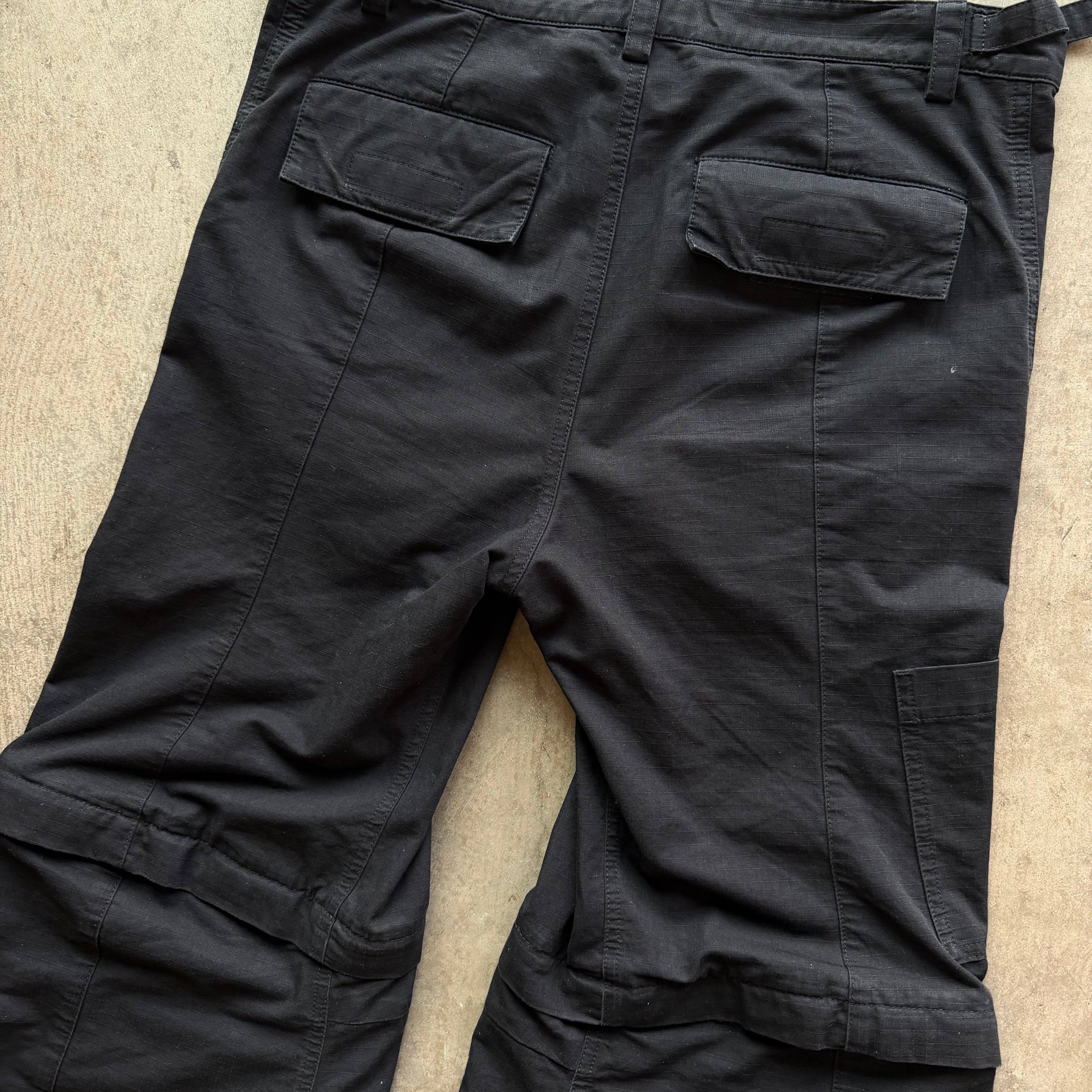 35x35 Balenciaga Convertible Flare Cargo Pants