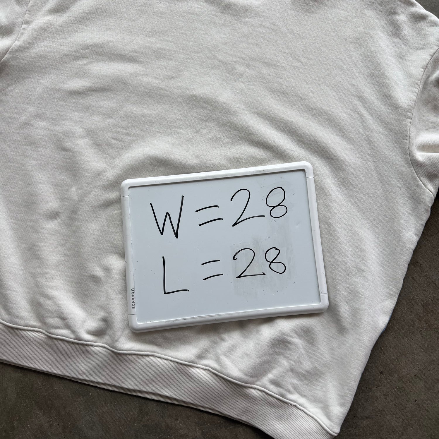 XL Kapital Bone Crewneck White Blue