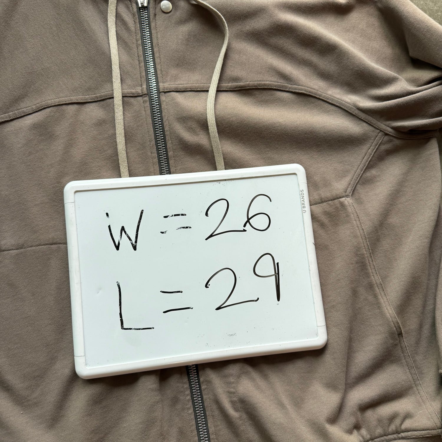 L Rick Owens Hollywood Windbreaker Zipup