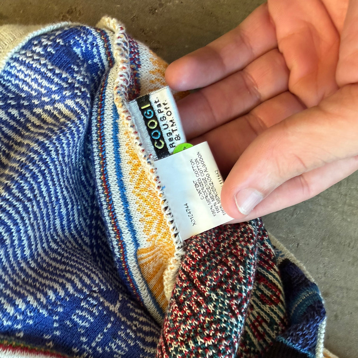 S Coogi OG 3d Knit Sweater