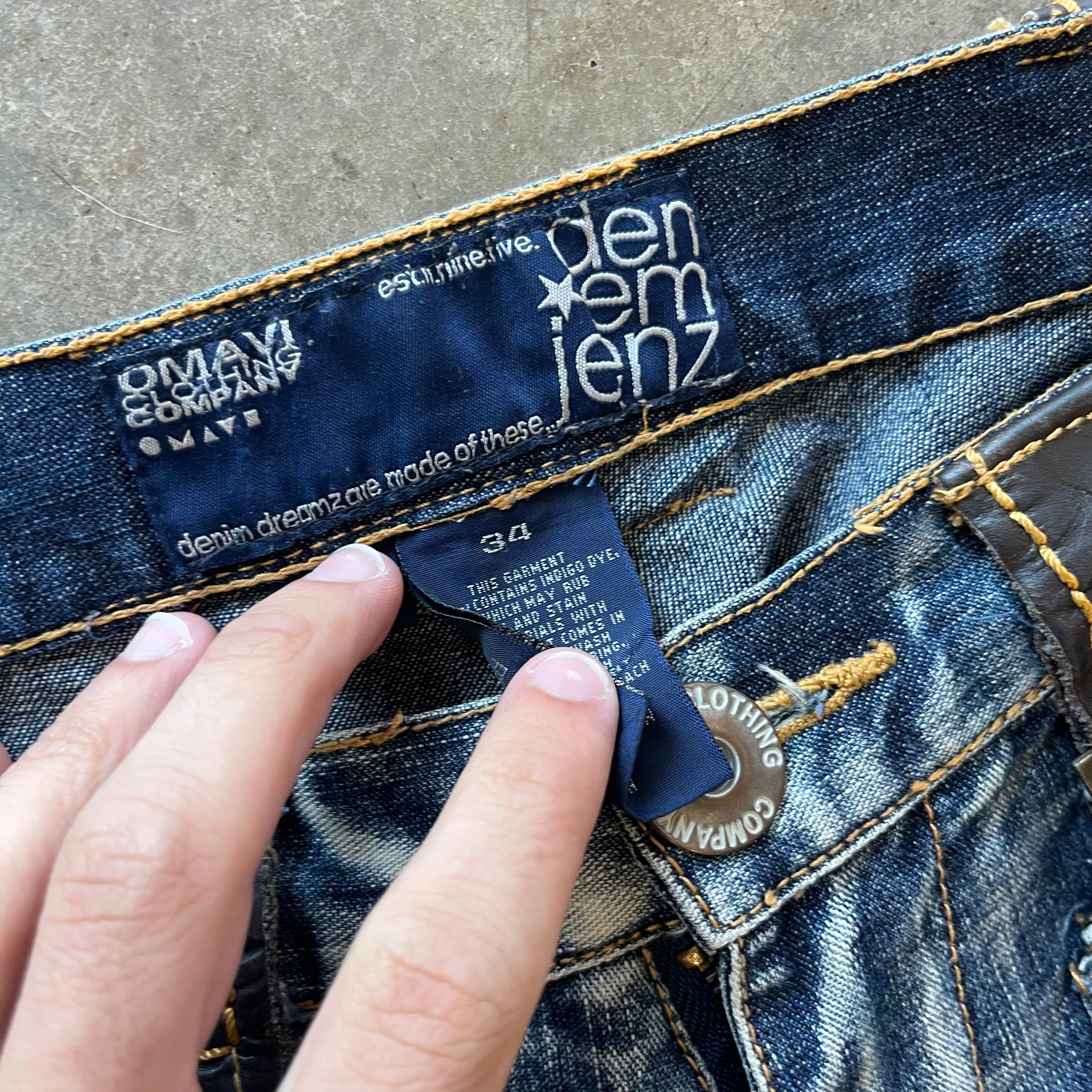 34x34 Y2K Denem Jenz Jeans
