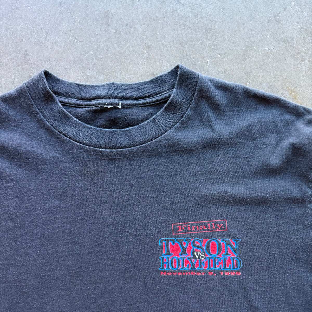 M 90s Tyson Holyfield Boxing Tee