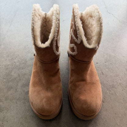 13 Ugg x Telfar Logo Mini Chestnut Boots