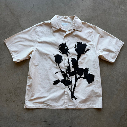 XL Prada Floral Print Button Up