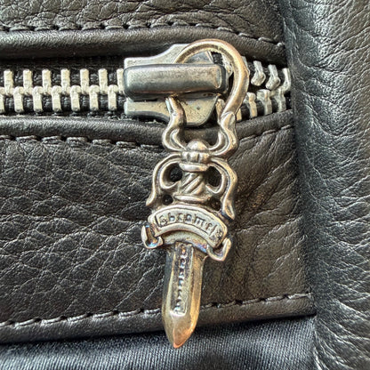 S Chrome Hearts Leather Vest