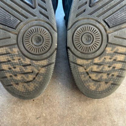 11.5 Used LV Trainer Black Suede