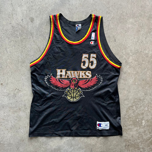 L 90s Mutombo Hawks Jersey