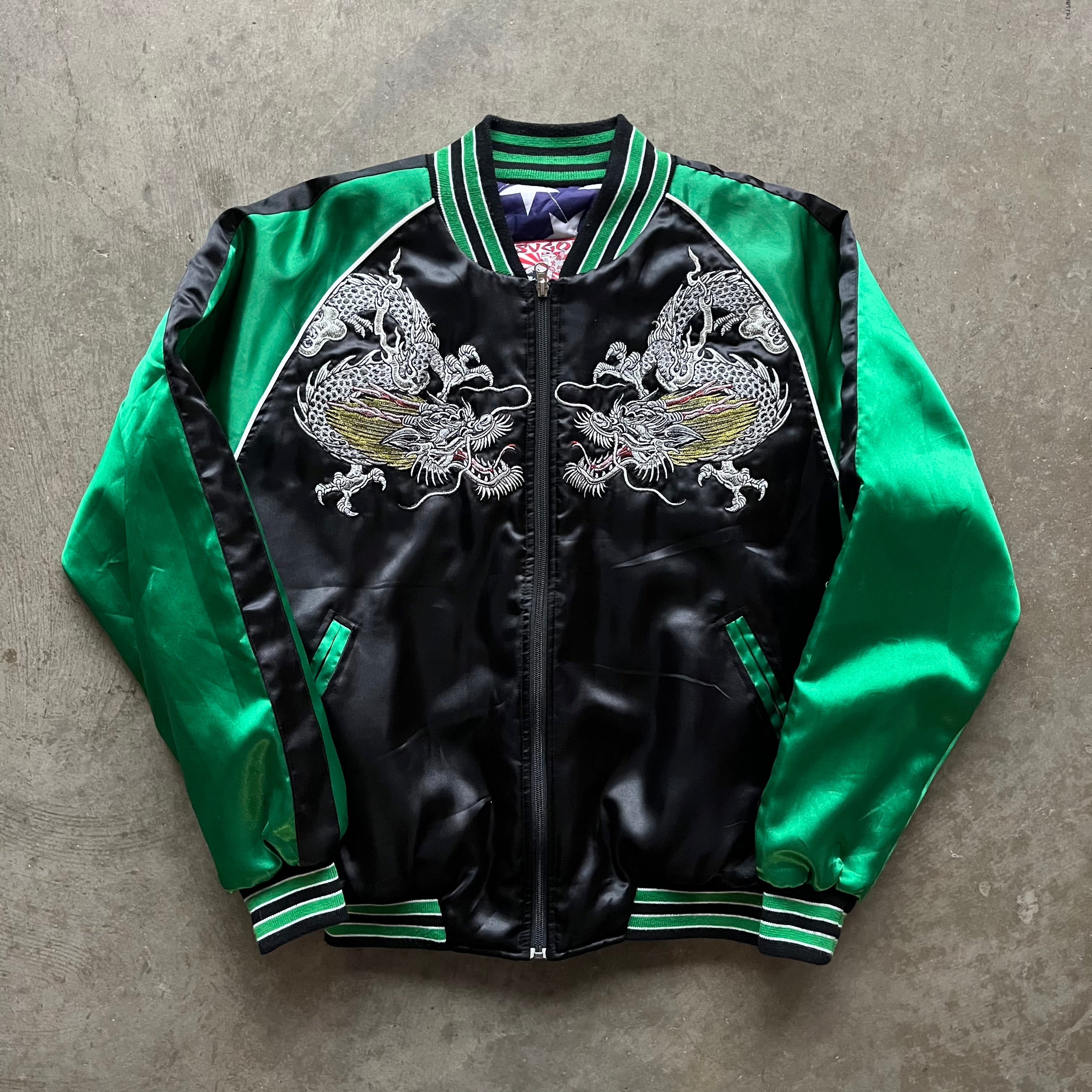 XL 00s Sugoi Tattoo Souvenir Jacket