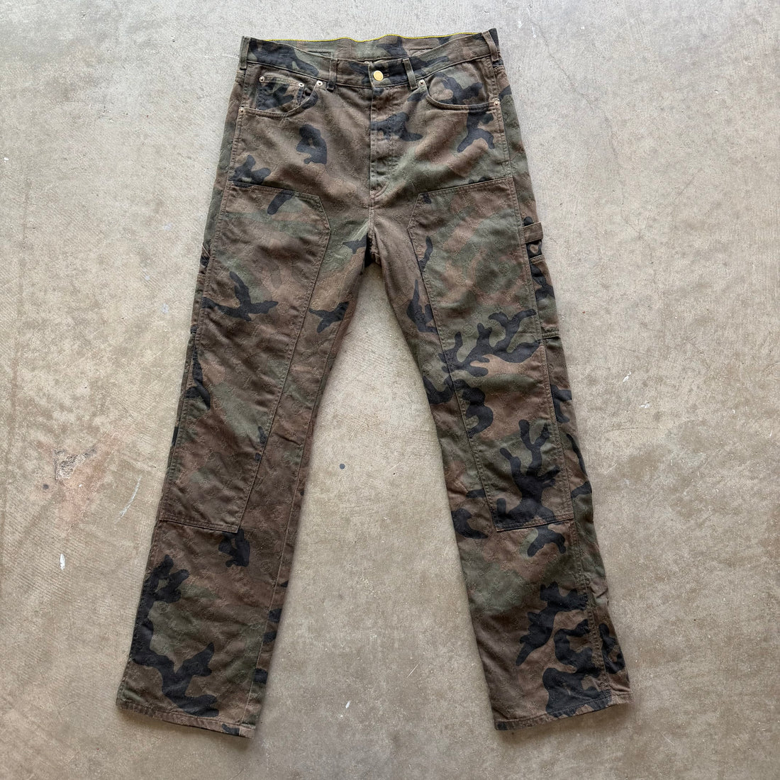 32 Supreme x Louis Vuitton Camo Jacquard Denim