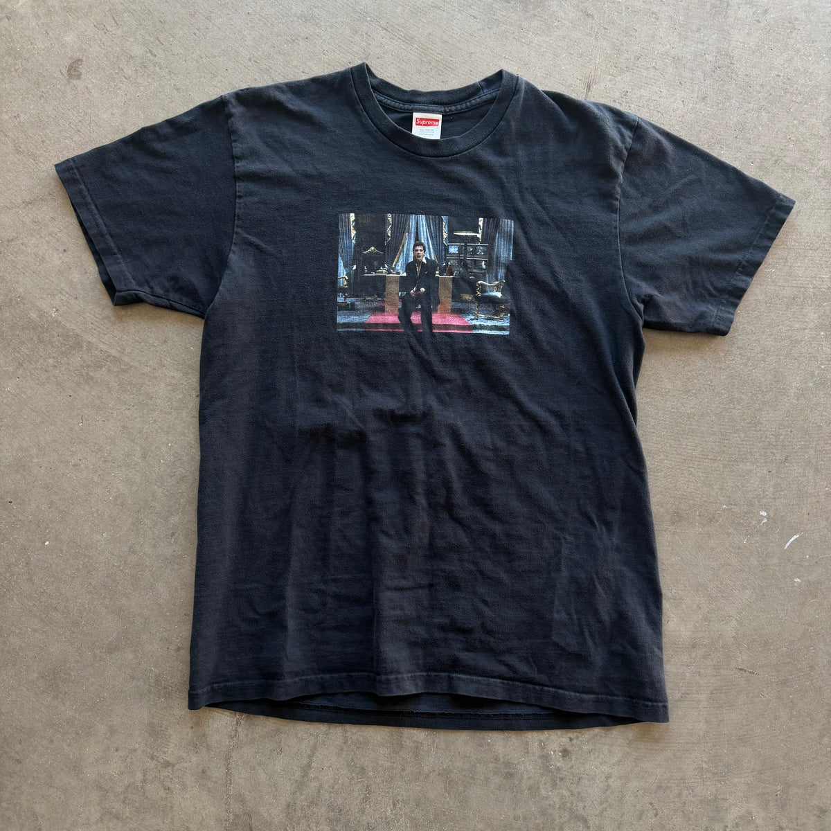 L Supreme Scarface Tee Black