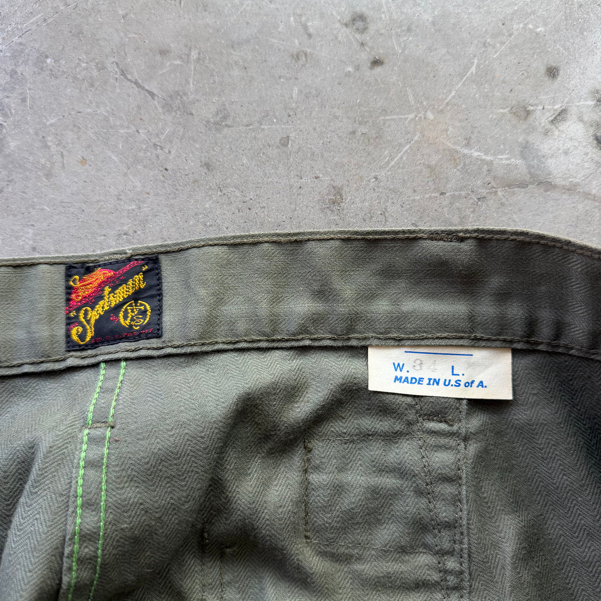 34x34 Mister Freedom Sportsman Buckle Back Pants