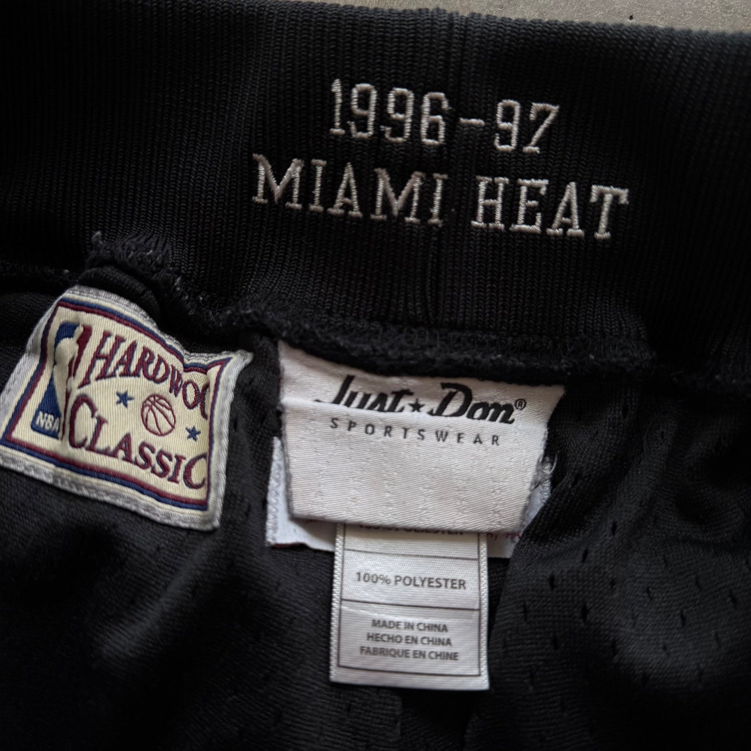 S Just Don Mitchell And Ness Heat Shorts