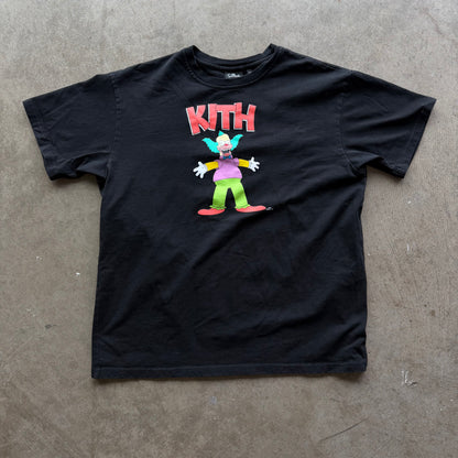 L Kith Simpsons Krusty the Clown Tee Black