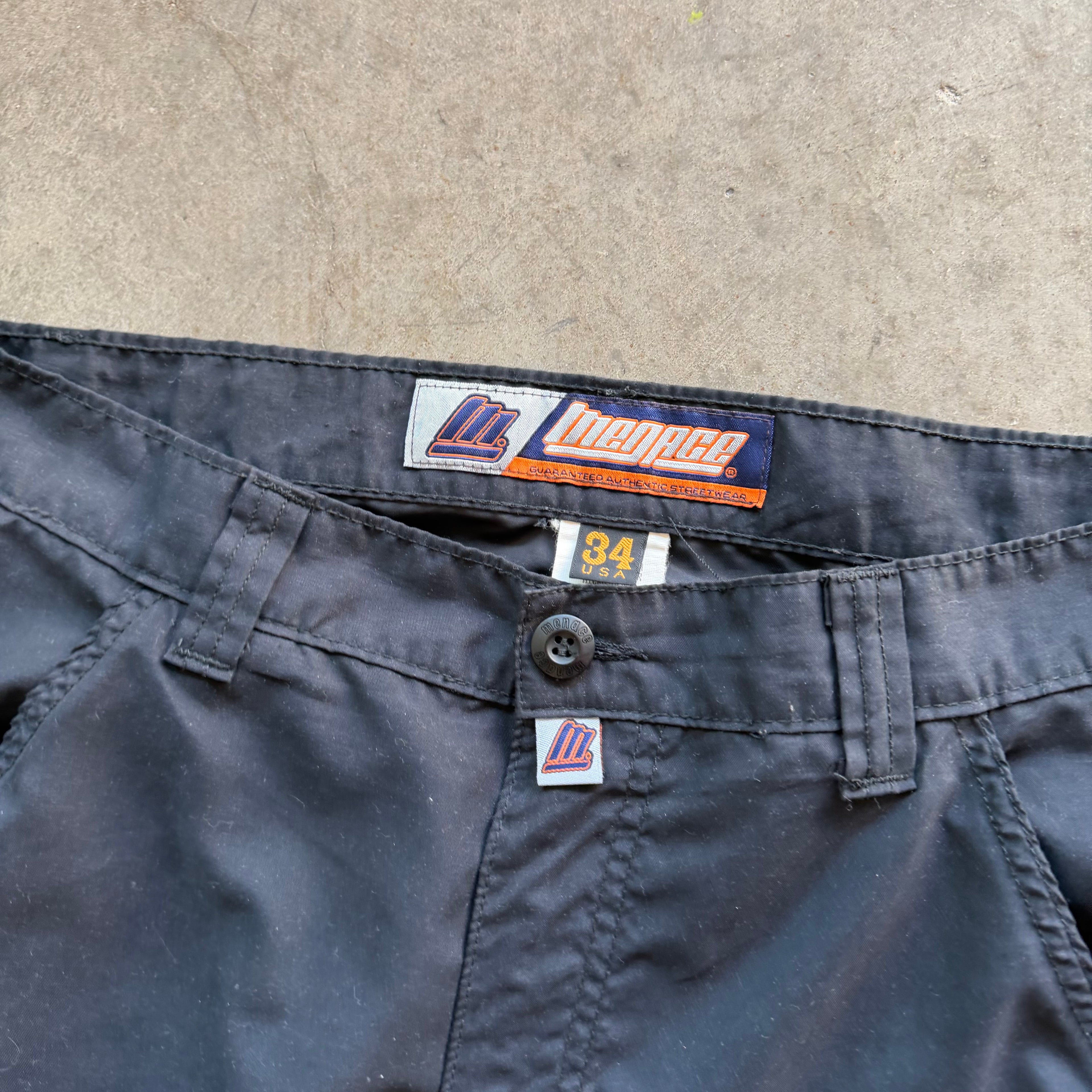 34x34 Y2K Menace Cargo Rave Pants