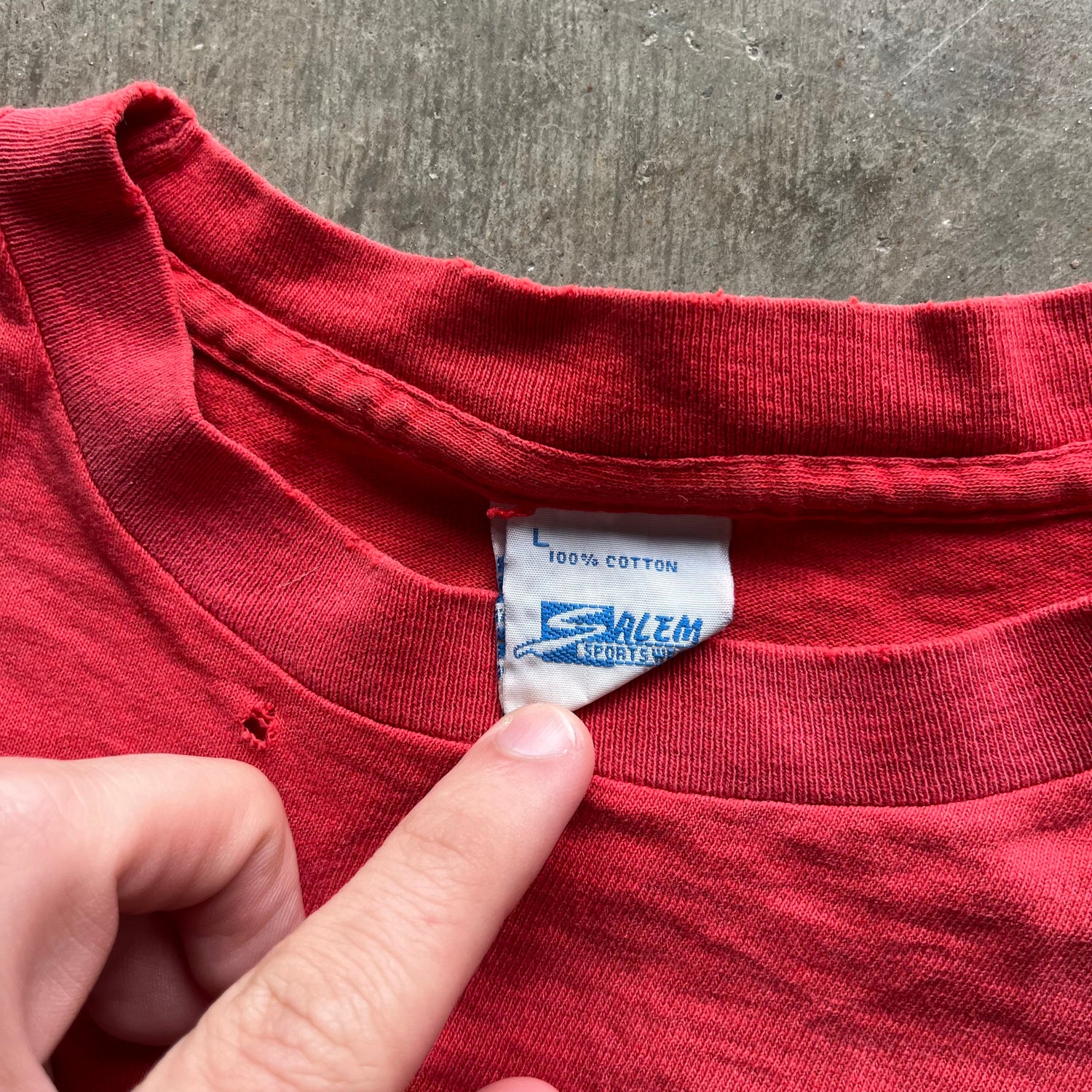 L 90s Thrashed Jordan Bulls Tee