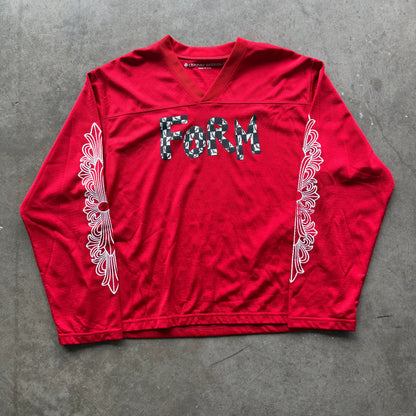 L Chrome Hearts Matty Boy Mesh Jersey Red