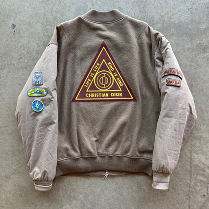 XL Dior Jack Kerouac “Life is Life, Kind is Kind” Varsity Jacket