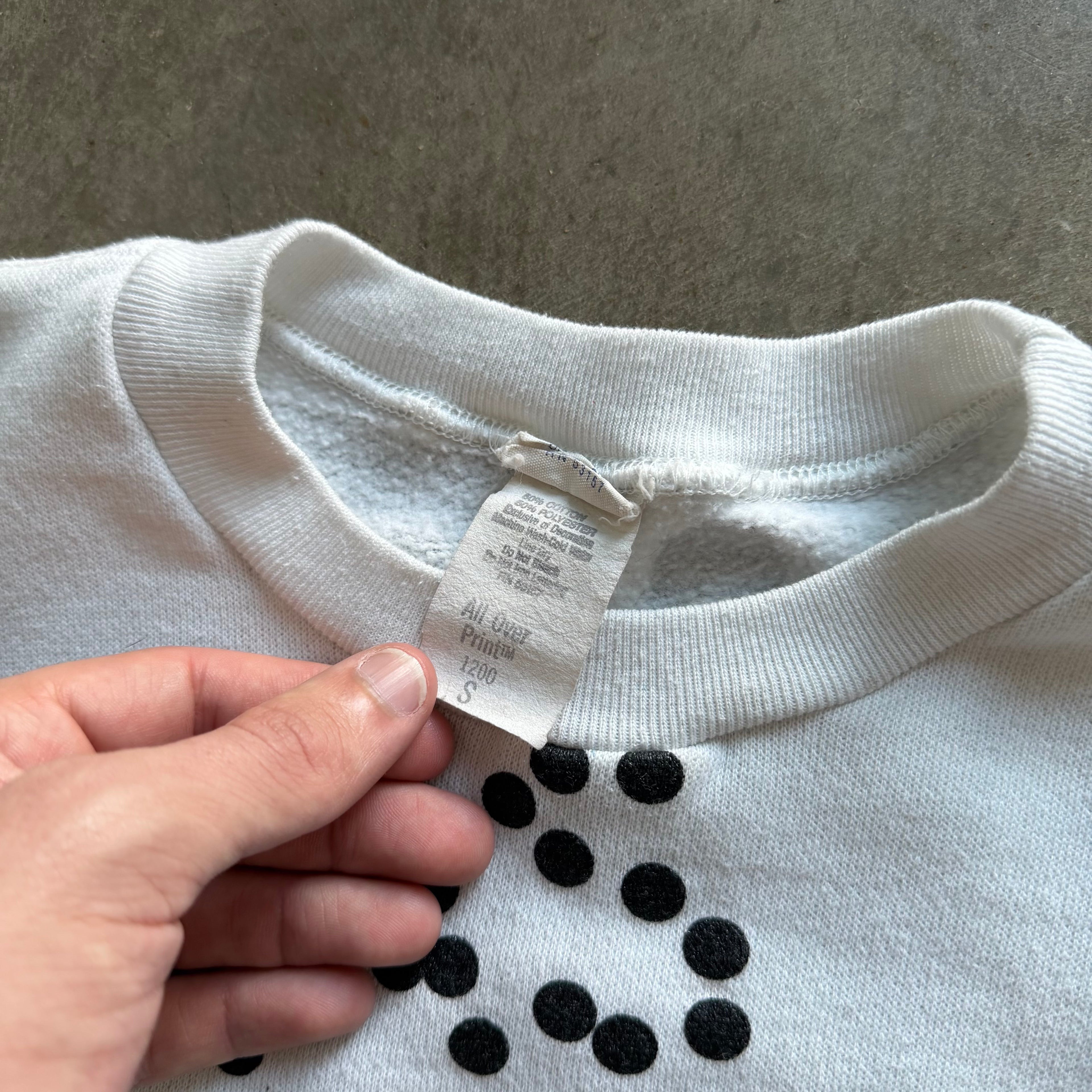 S 90s Texas Tech AOP Crewneck