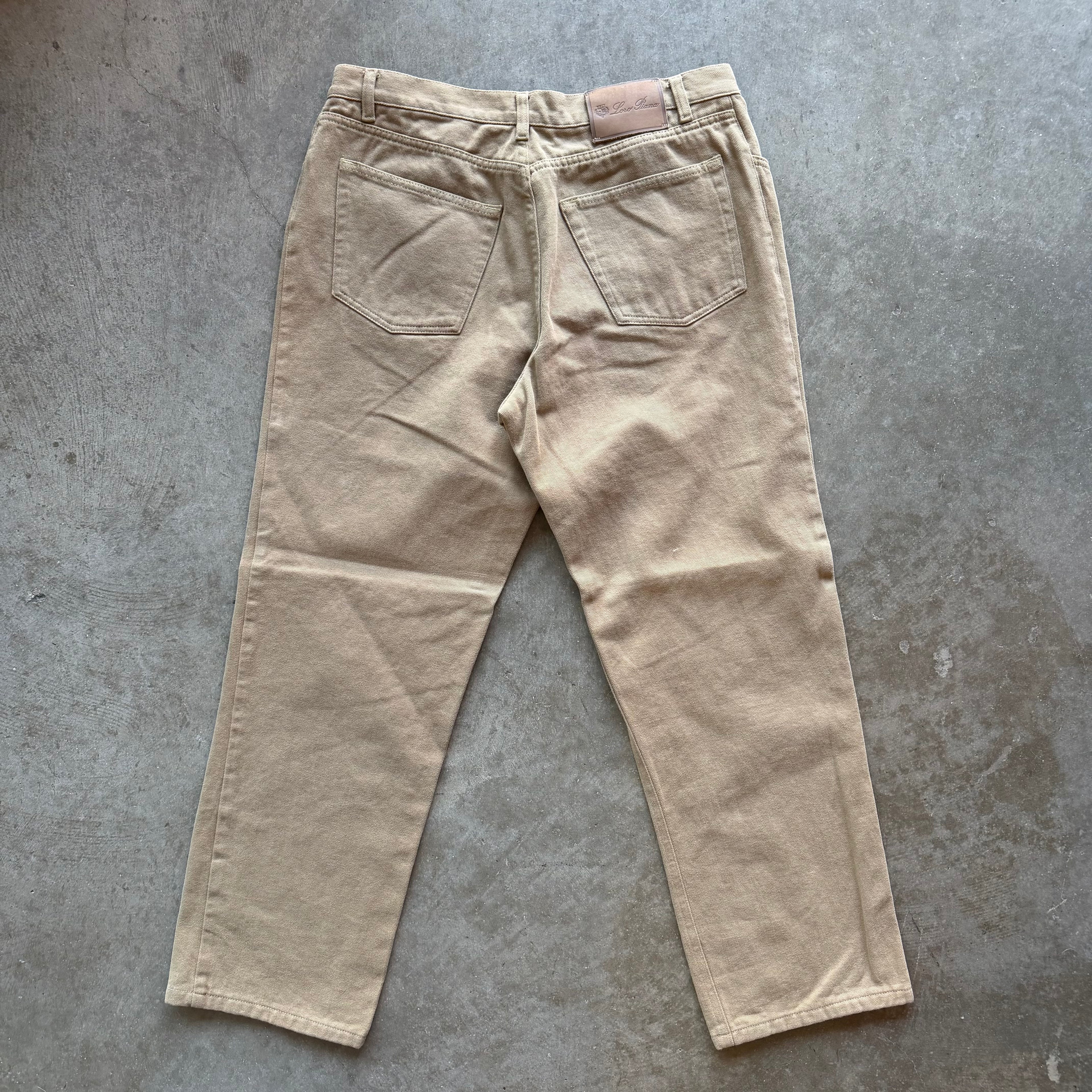 34x28 Loro Piana Beige Jeans
