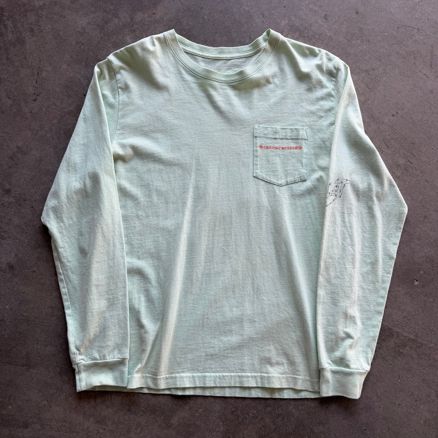 L Chrome Hearts Matty Boy Lust L/S Seagram Green