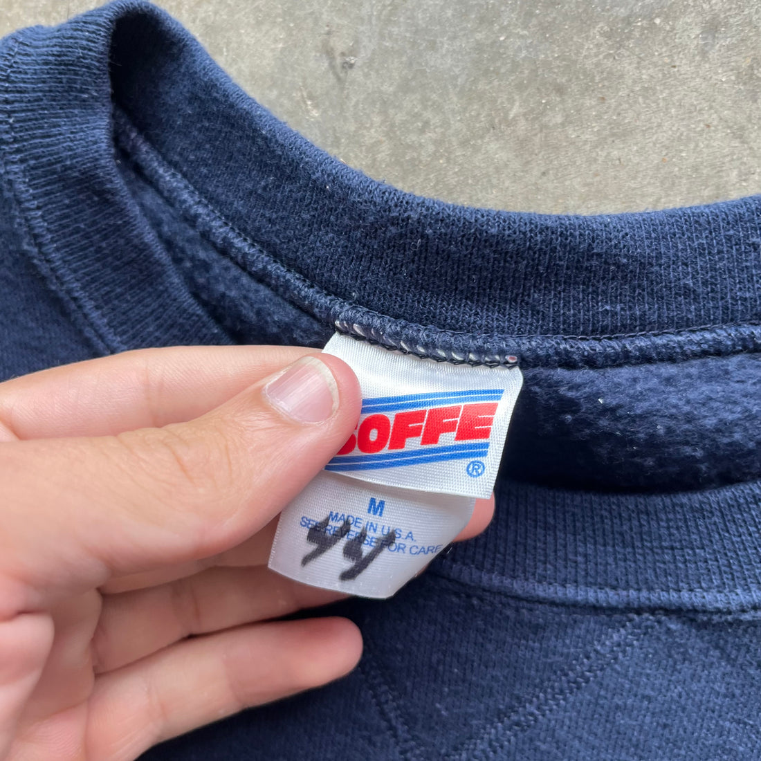 M 3m Navy Crewneck