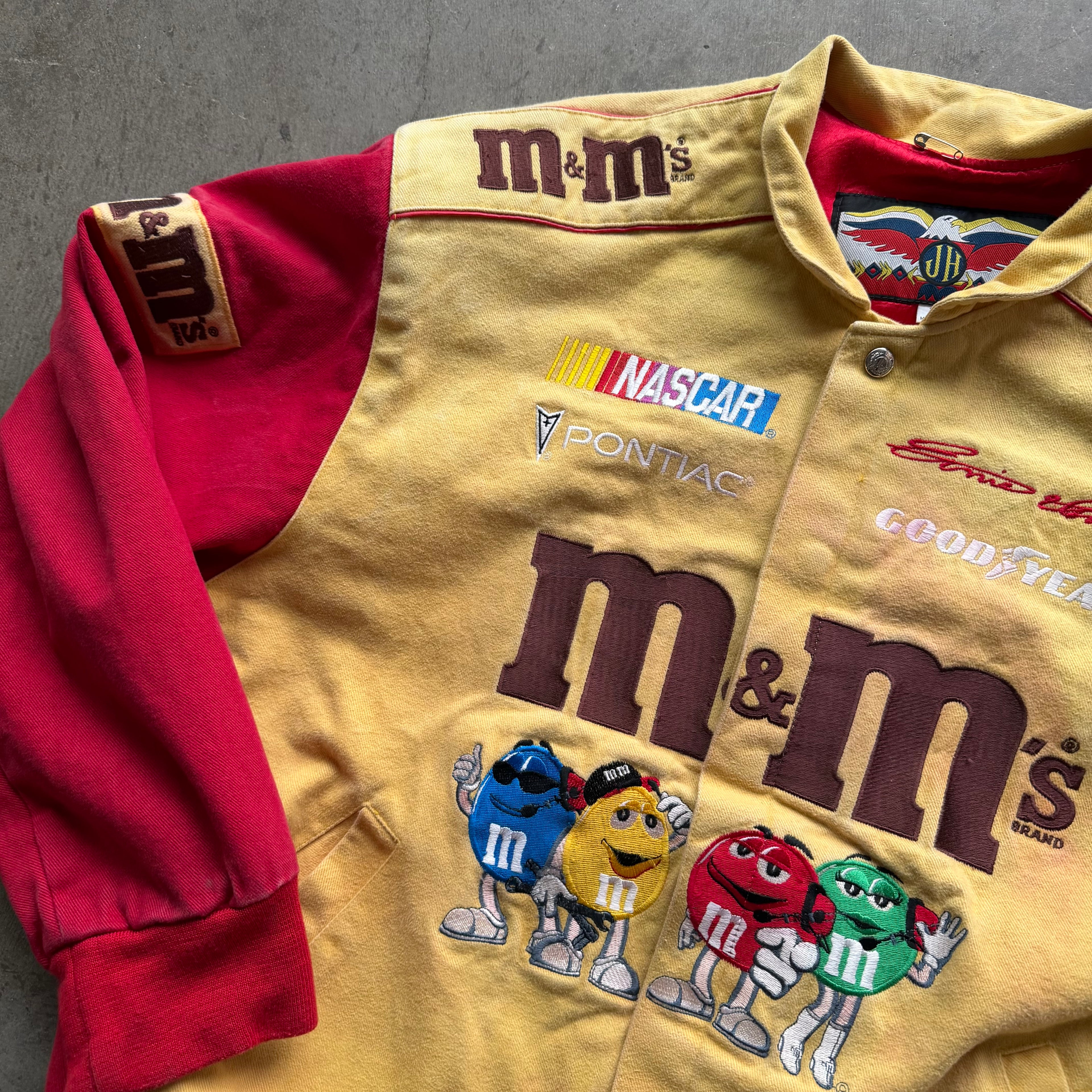 XL 90s Jeff Hamilton M&amp;M Racing Jacket