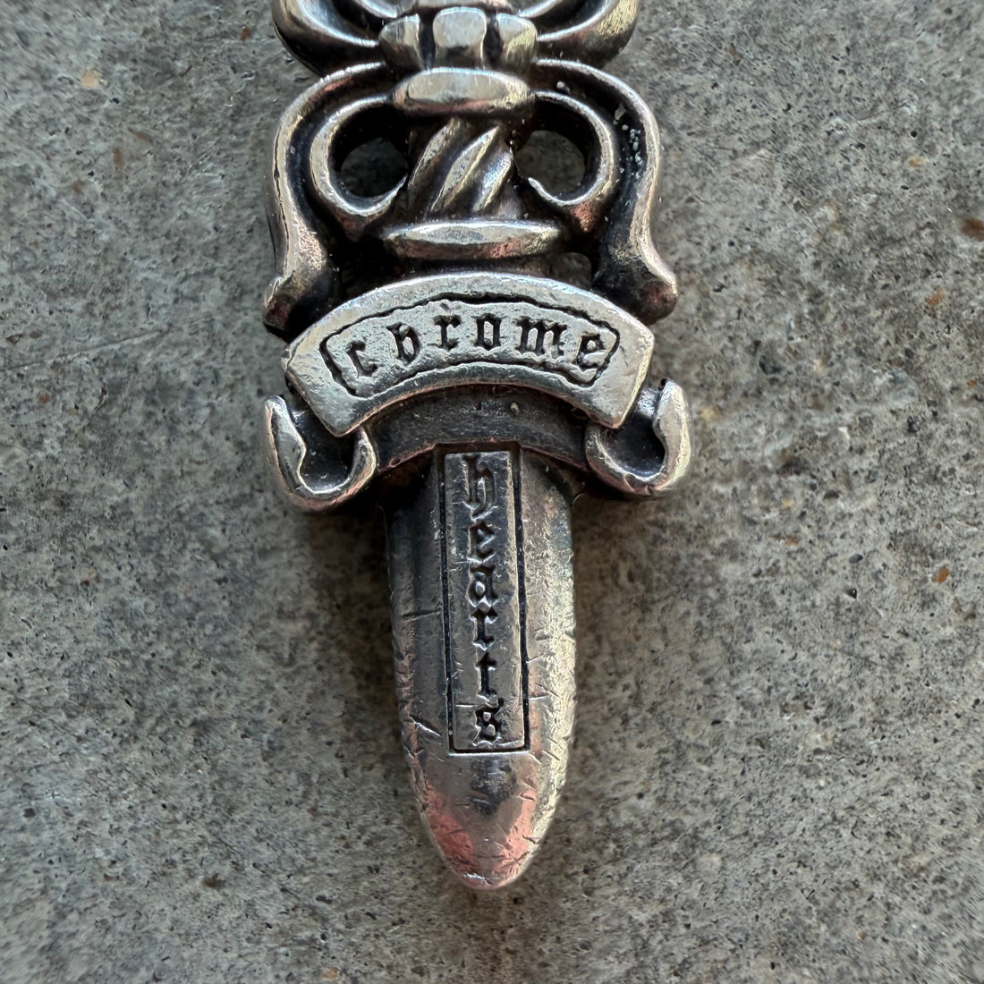 Chrome Hearts Dagger Zipper Pendant