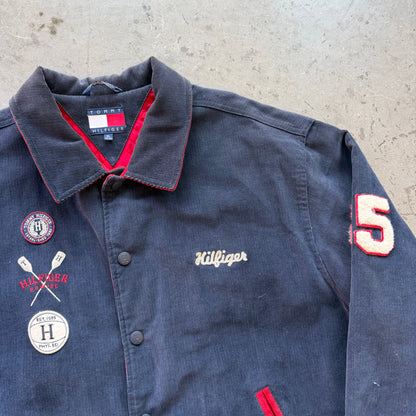 XL 00s Corduroy Tommy Hilfiger Varsity Jacket
