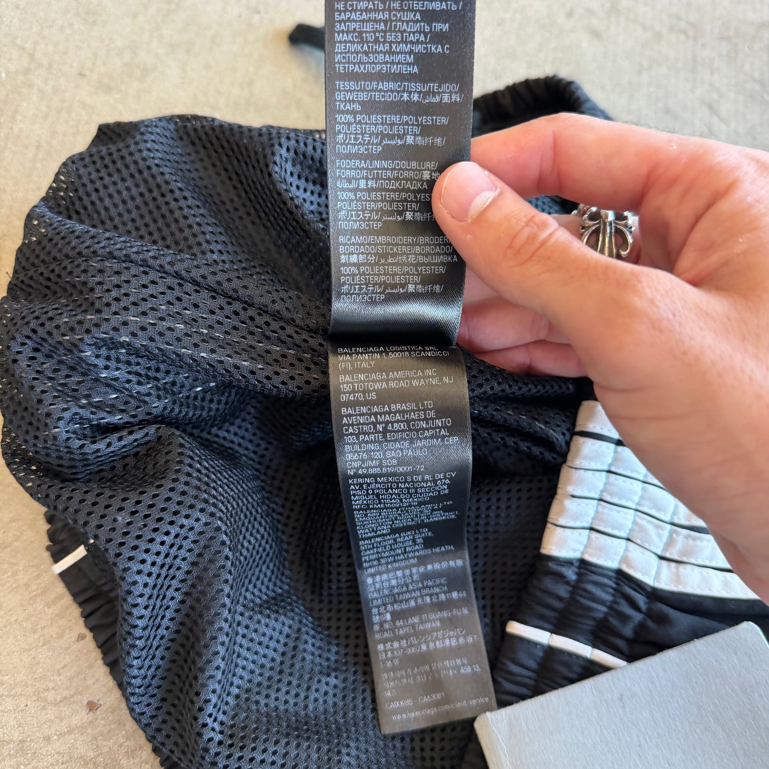 Balenciaga Track Pants Black