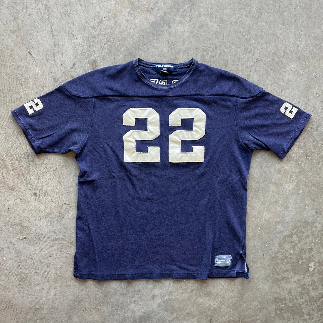 L Retro Polo Sport Shirt Jersey