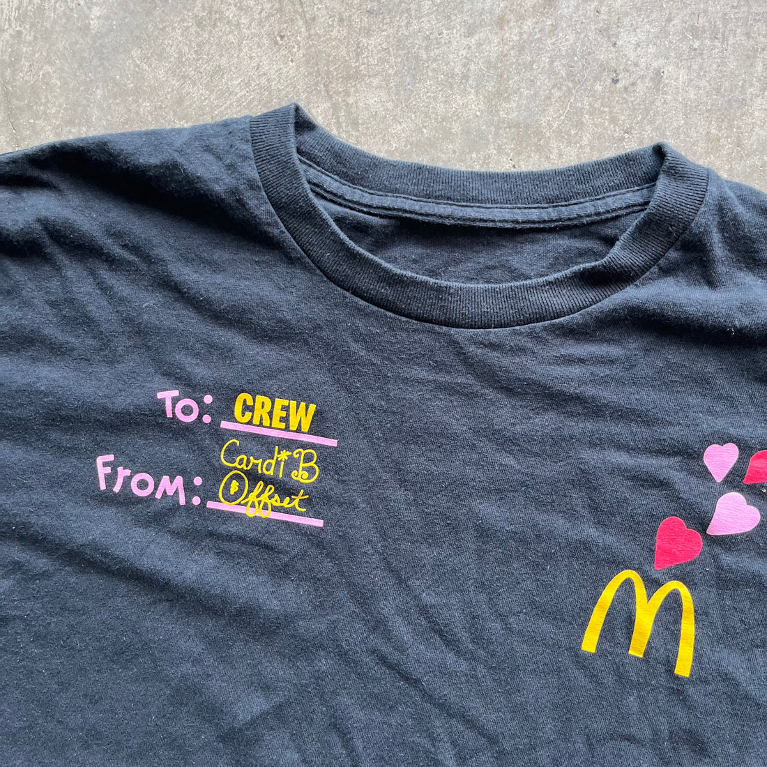 M McDonald’s Cardi B Offset Tee
