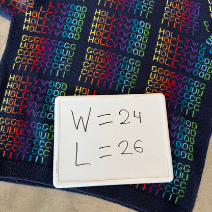 XXL Gucci Hollywood Rainbow Sweater Navy