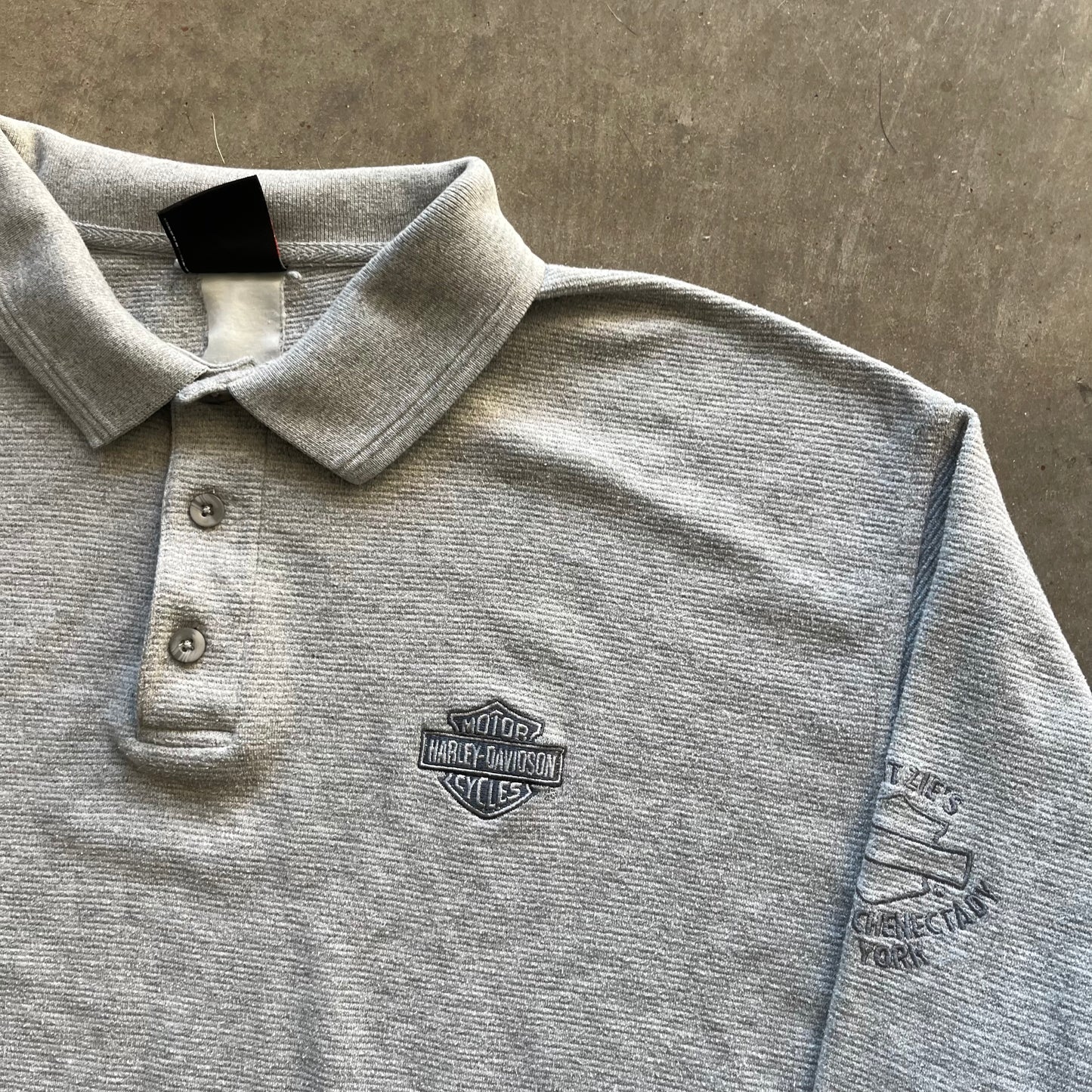 XL 00s Harley Rugby Polo