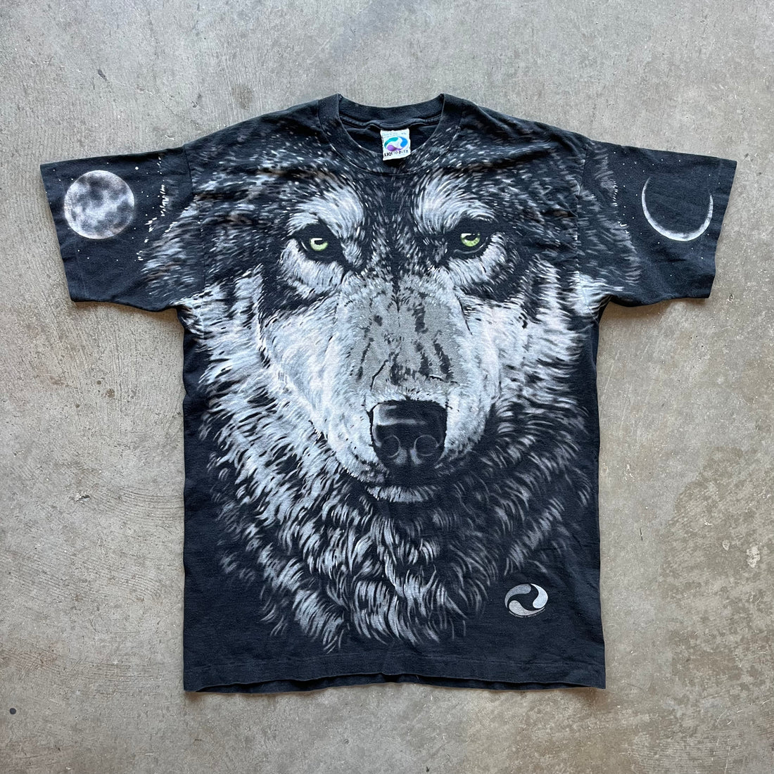 XL 95 Liquid Blue Wolf Tee