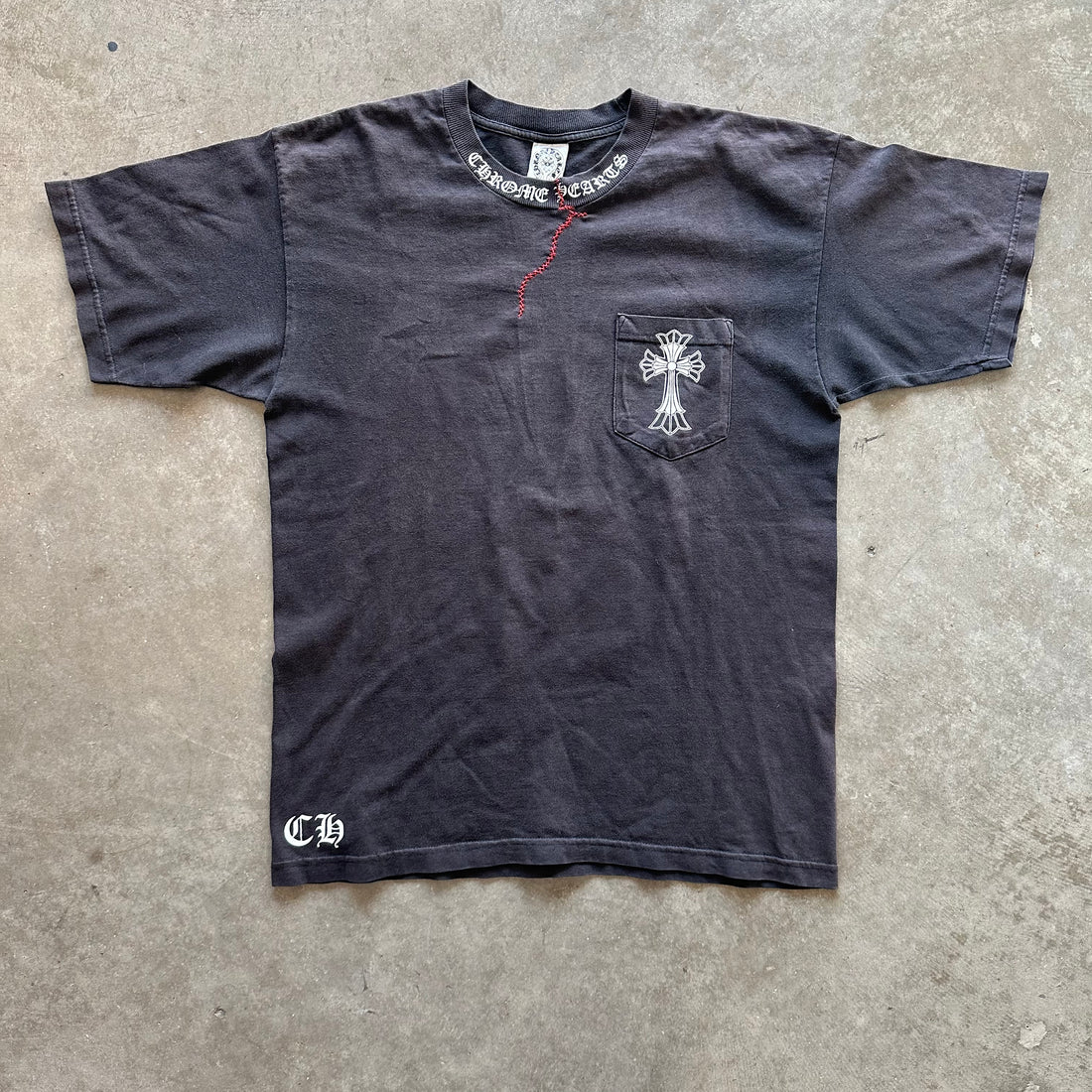 L Vintage Repaired Chrome Hearts Tee