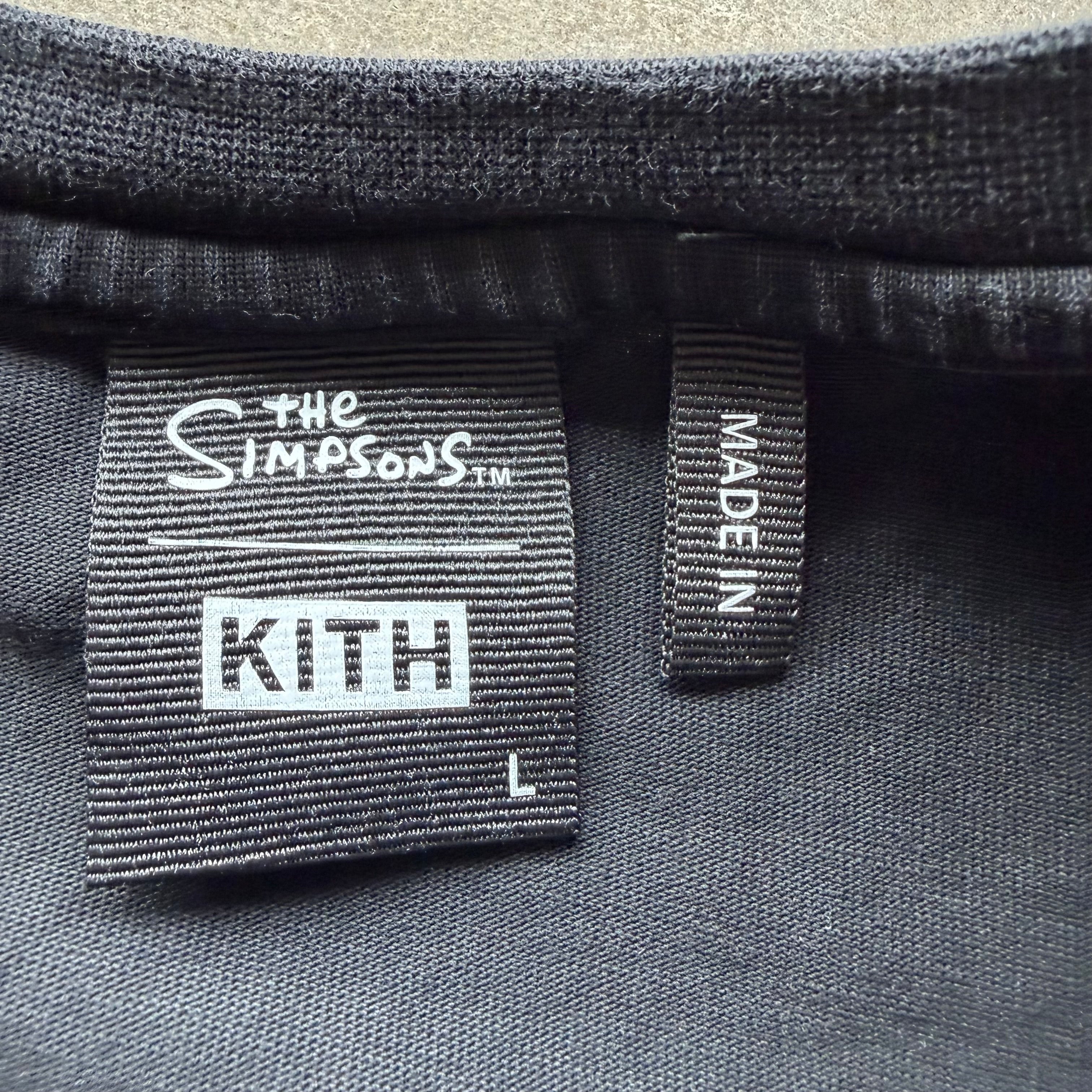 L Kith Simpsons Krusty the Clown Tee Black