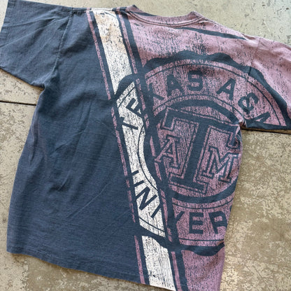 XL 90s Texas A&amp;M AOP Tee