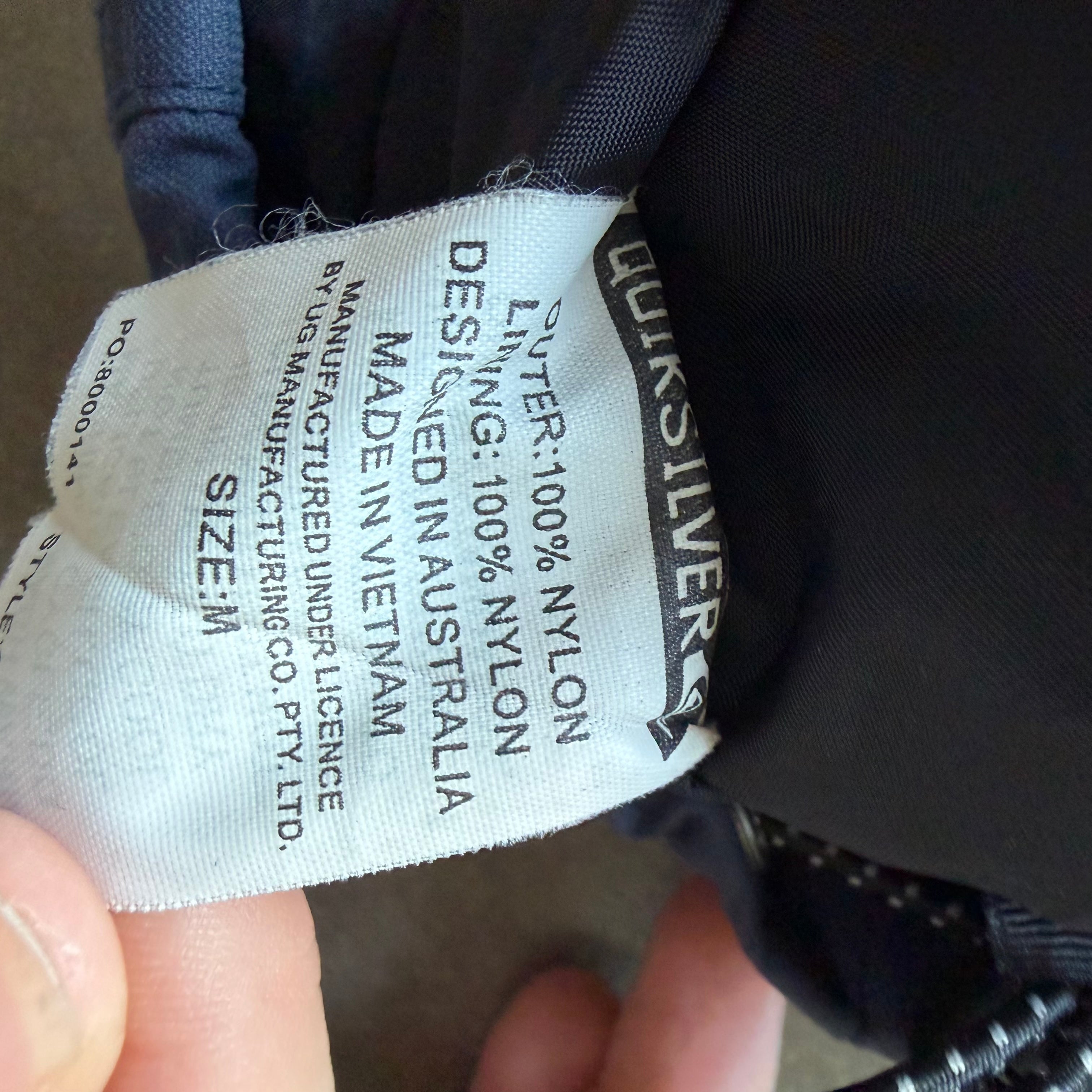 M 90s Quicksilver Ski Jacket