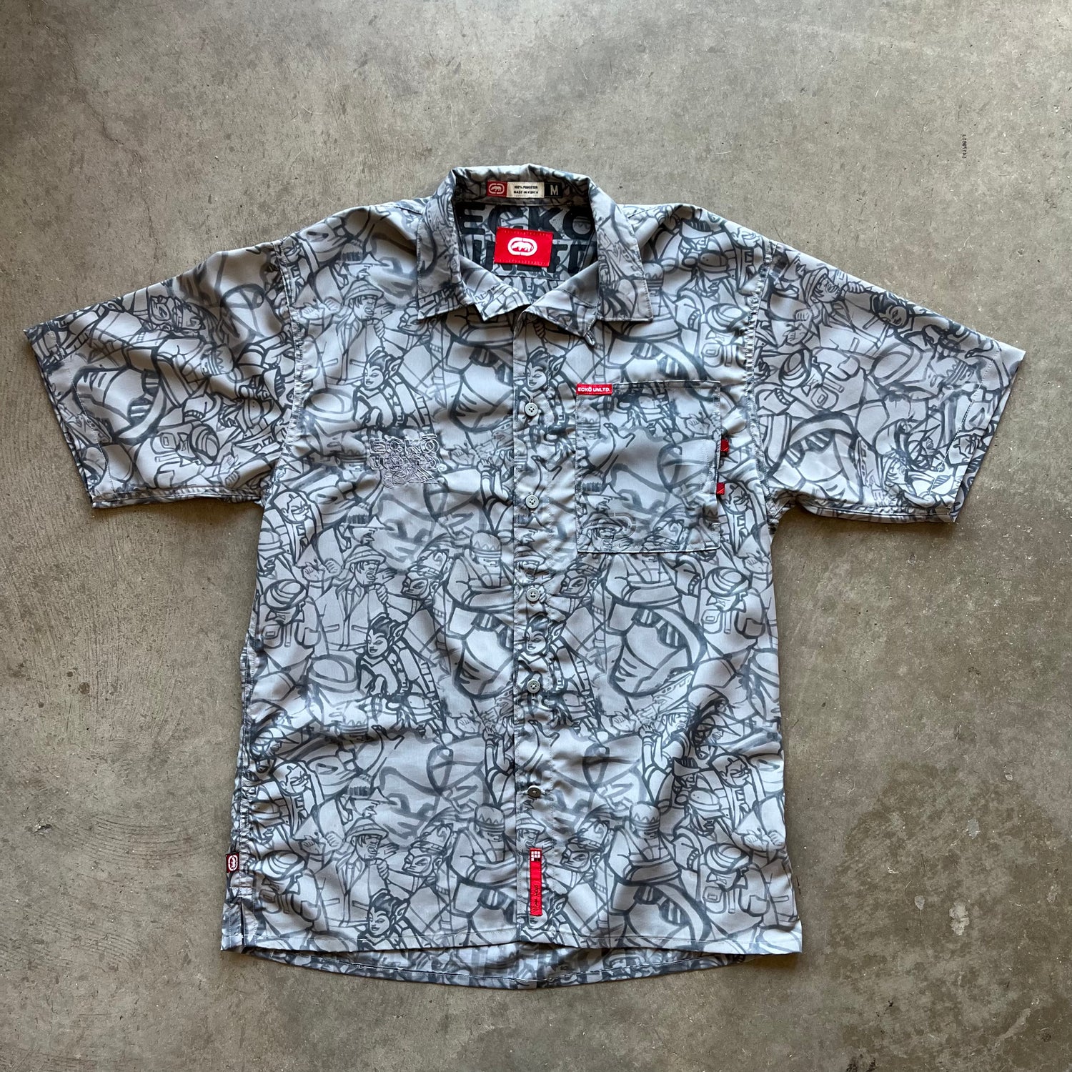 M Y2K Ecko Button Up