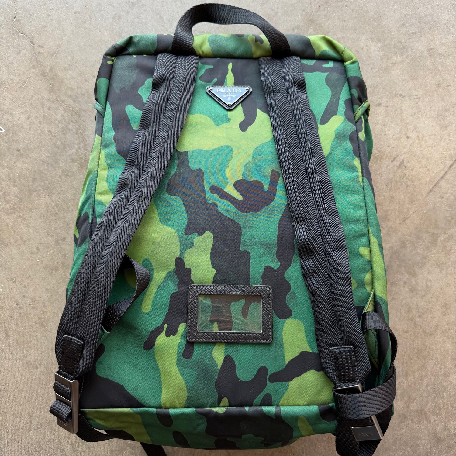 Prada Nylon Camo Backpack