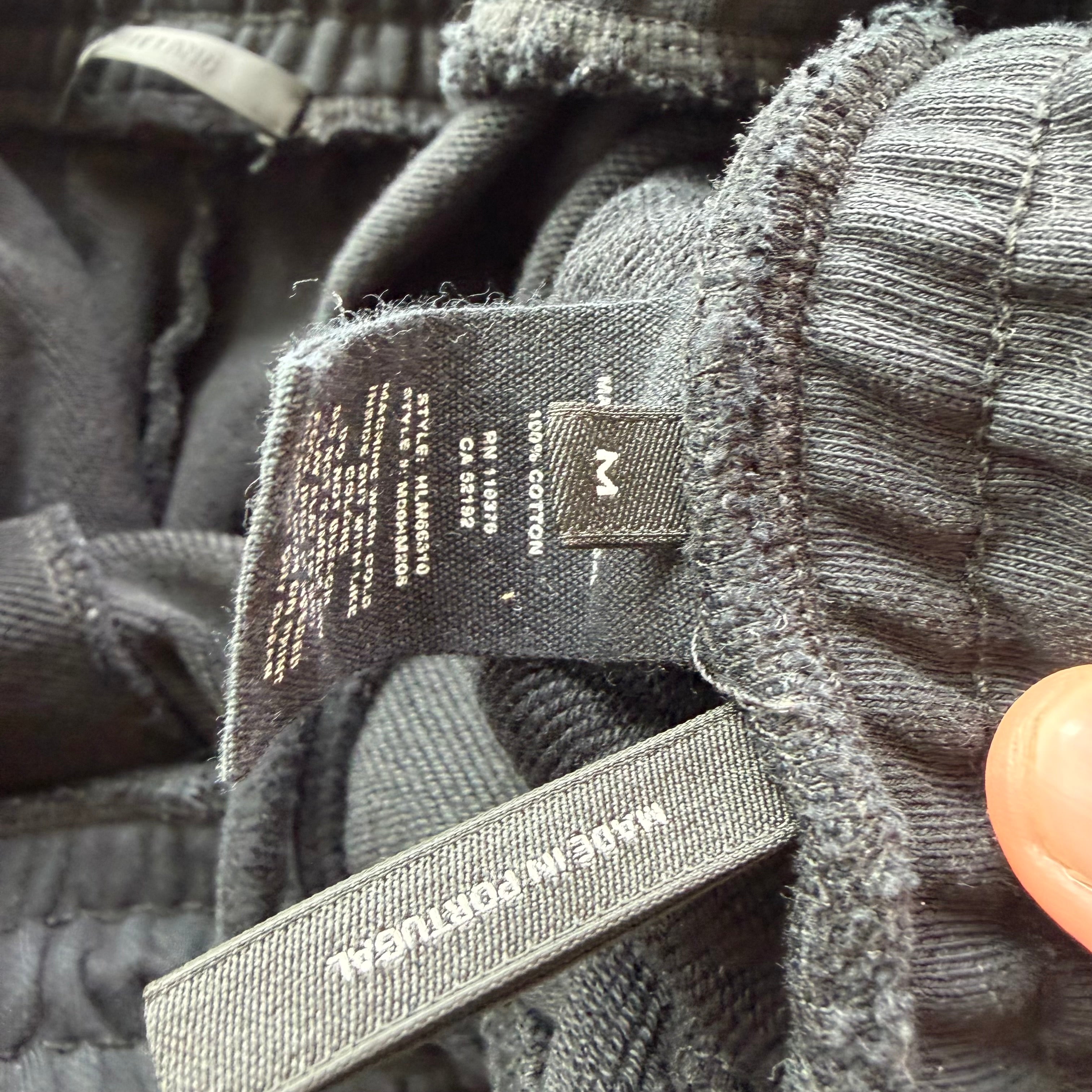 M Helmut Lang Ski Sweatshorts Black