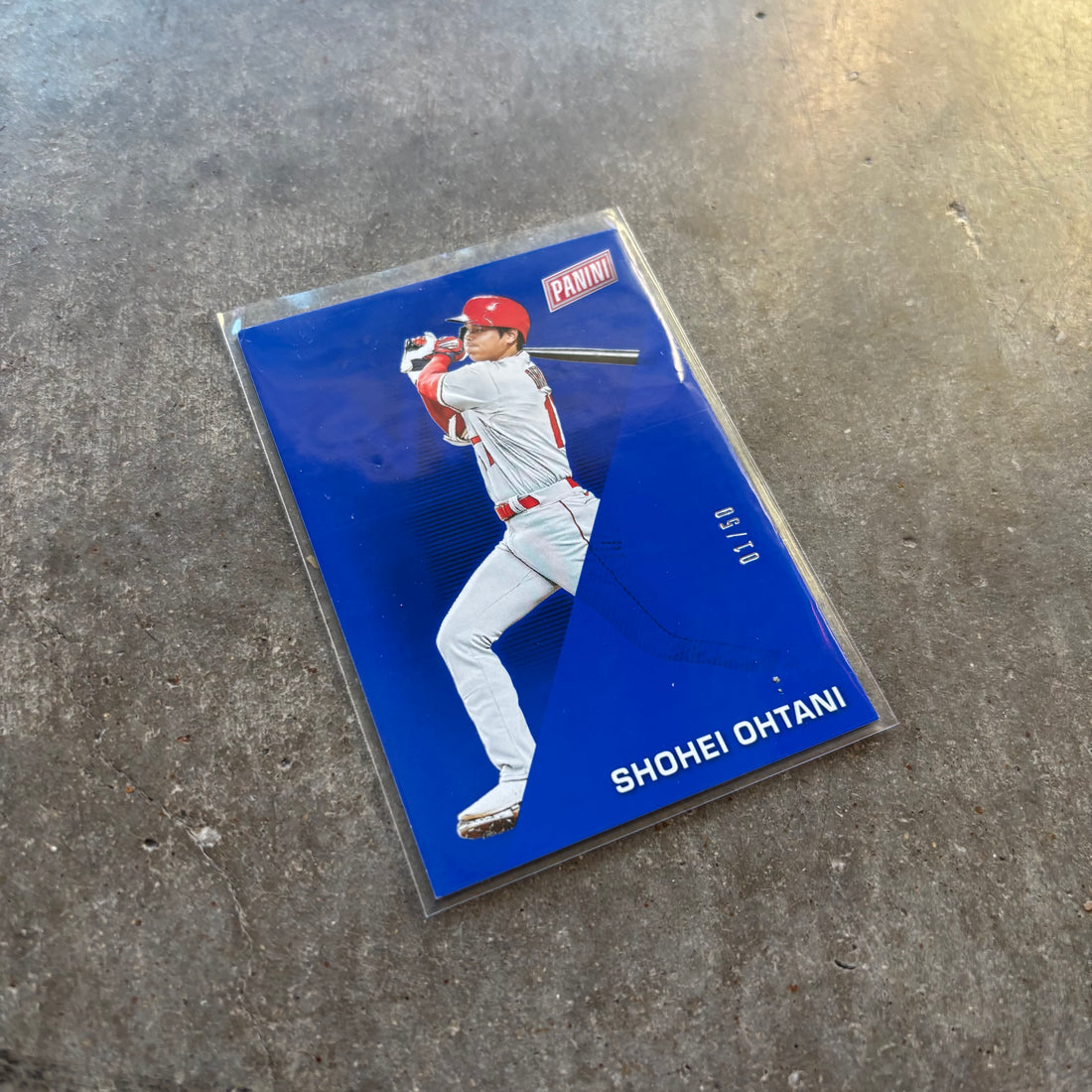 Shohei Ohtani 2022 Panini Father’s Day Blue 1/50