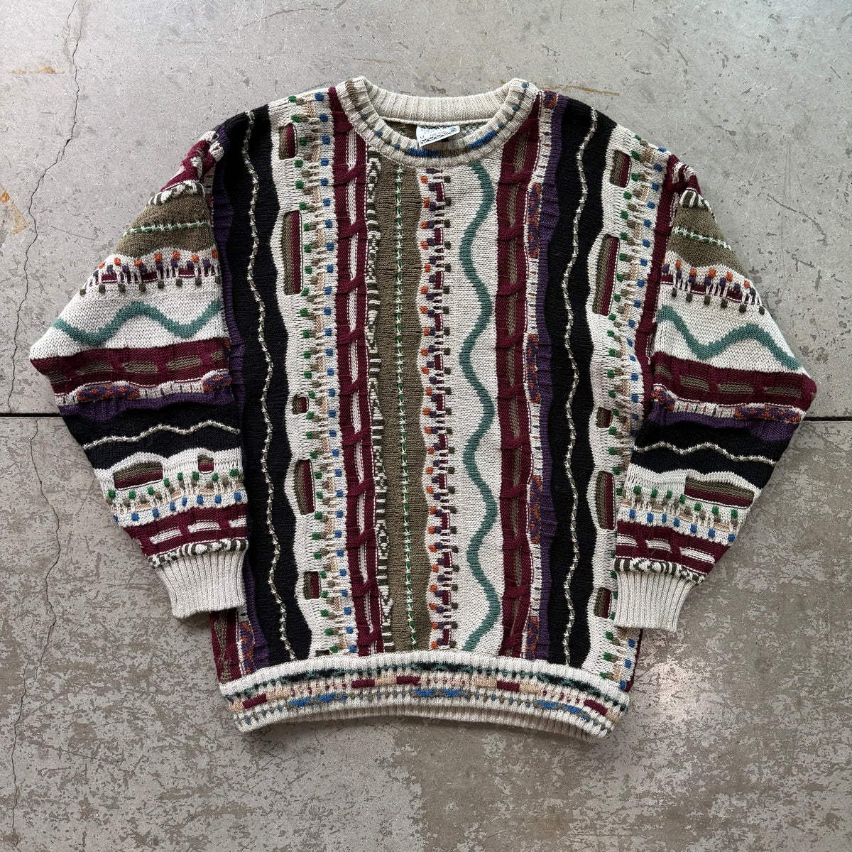 M 90s Kalaroo 3d Knit Sweater