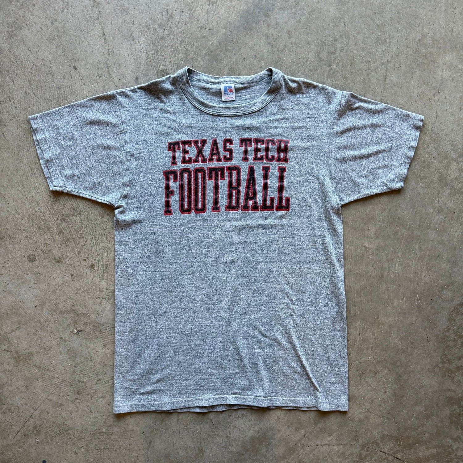 L 90s Texas Tech Football Tee