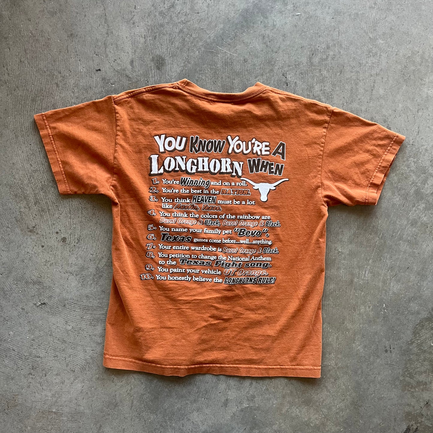 M 00s Longhorns Tee