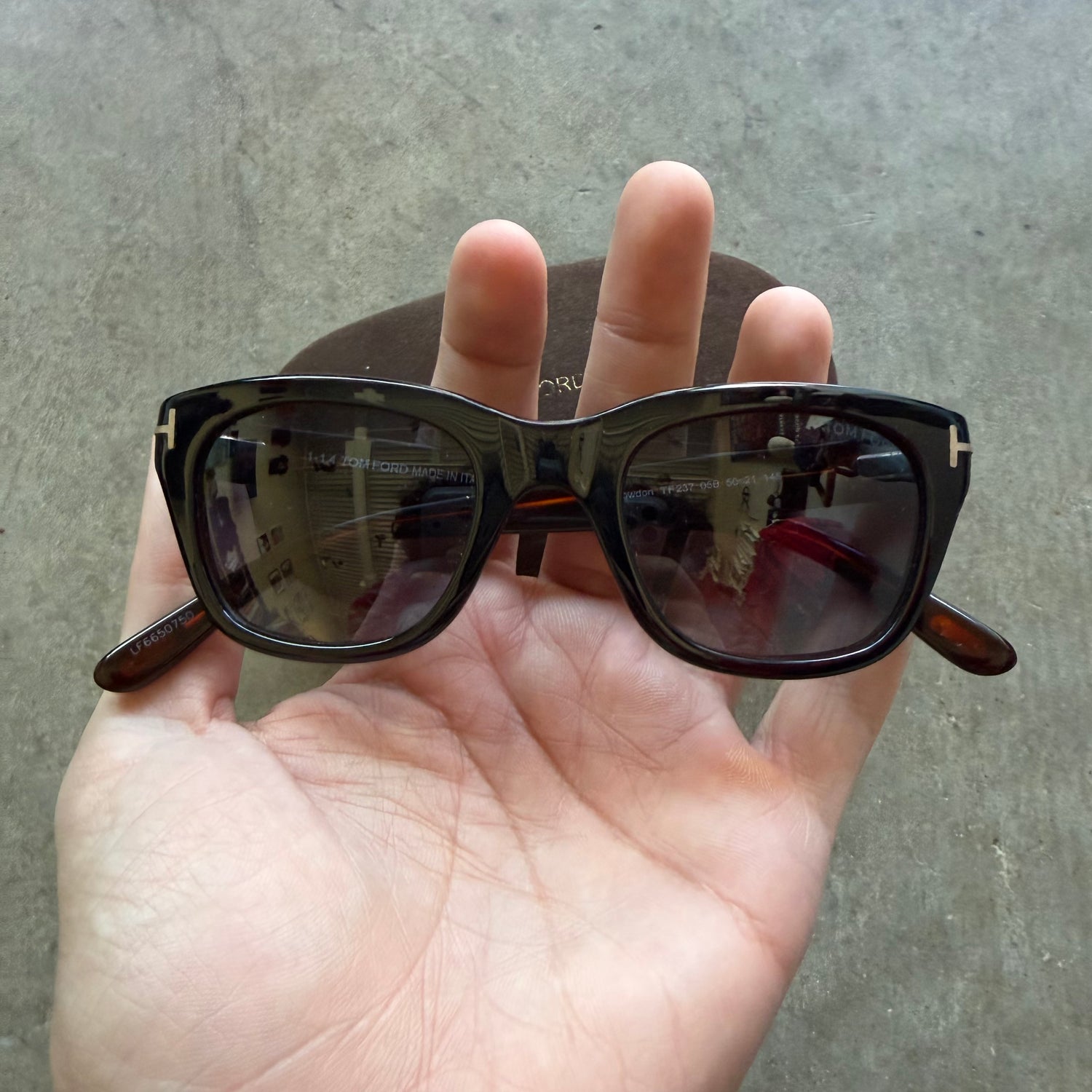 Women’s Tom Ford Snowdon Frames Dark Brown