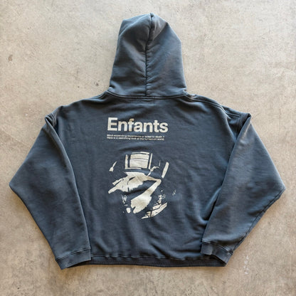 XL Enfants Riches Deprimes Turned On World Hoodie