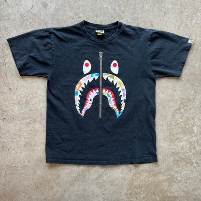 L Bape Zipper Tee