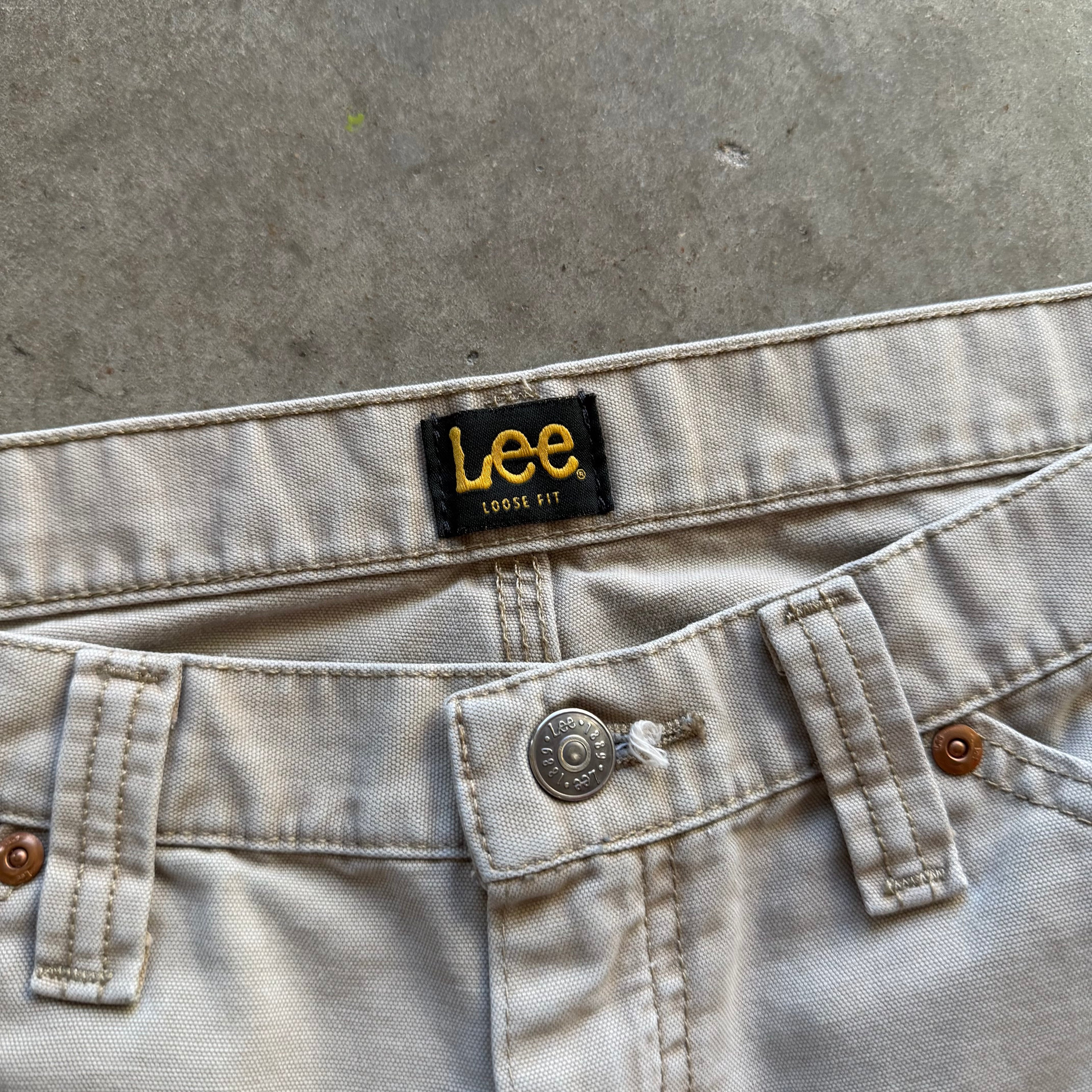 33x30 90s Thrashed Khaki Lee Pants