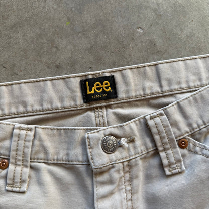 33x30 90s Thrashed Khaki Lee Pants